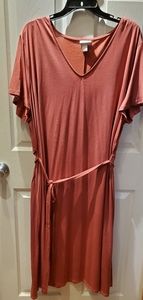 Ava & Viv blush jersey dress